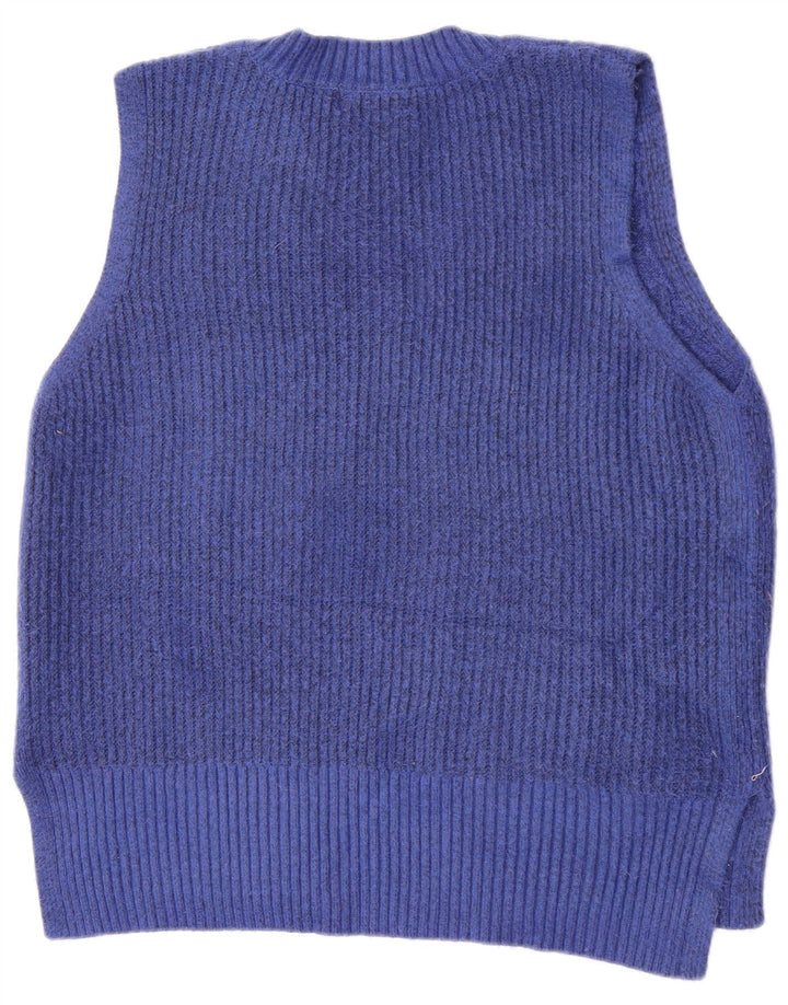 Marks & Spencer Camiseta sin mangas para mujer UK 46 Poliéster azul grande