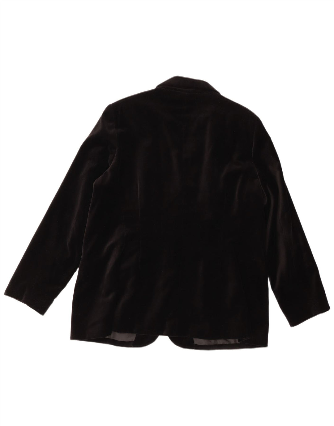Chaqueta tipo blazer de terciopelo con 2 botones para mujer UK 22 3XL