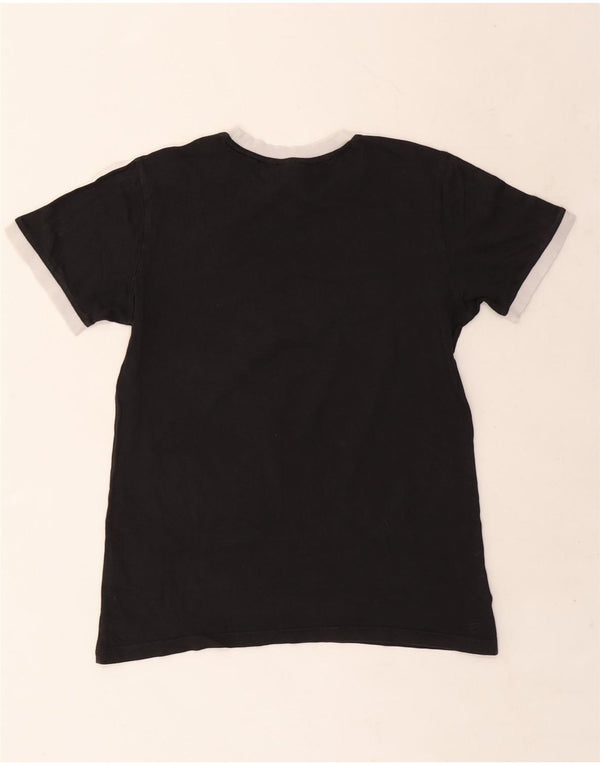 ADIDAS Camiseta para mujer Top UK 44 Mediano Negro Algodón
