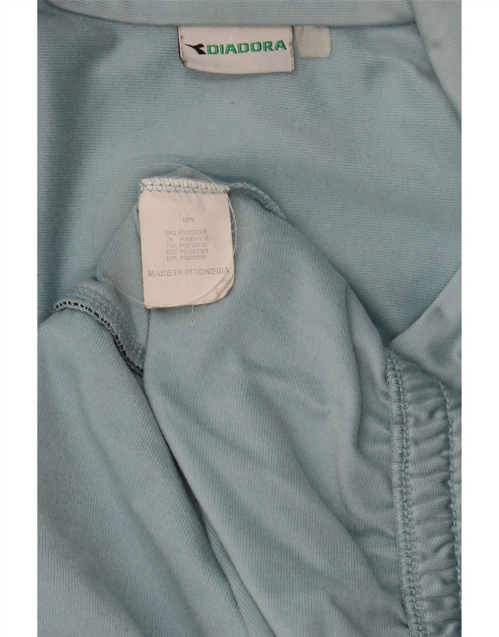 Diadora Hombre Chándal Top Chaqueta Grande Azul Poliéster
