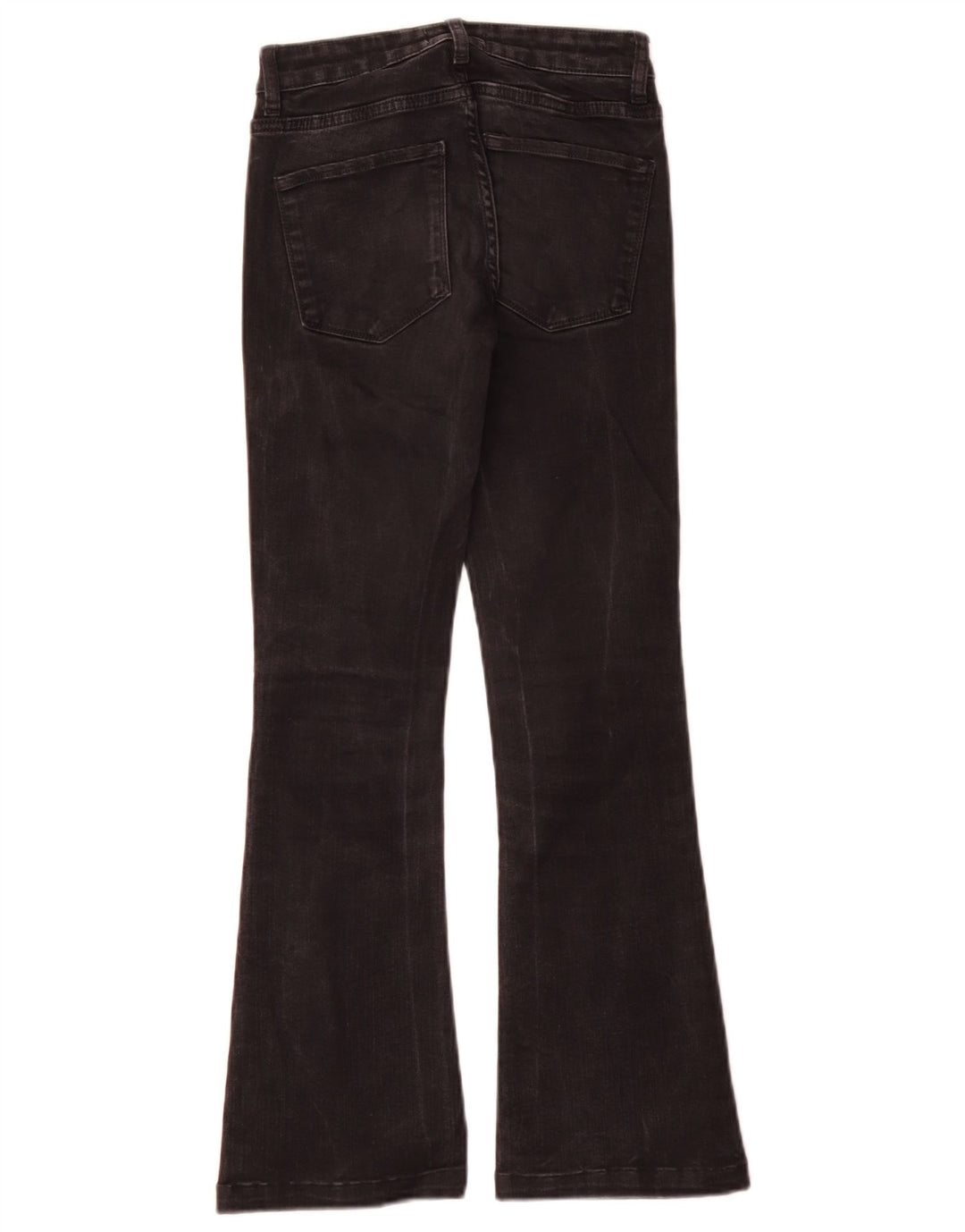 Zara Vaqueros Acampanados Mujer EU 34 2XS W24 L28 Negro