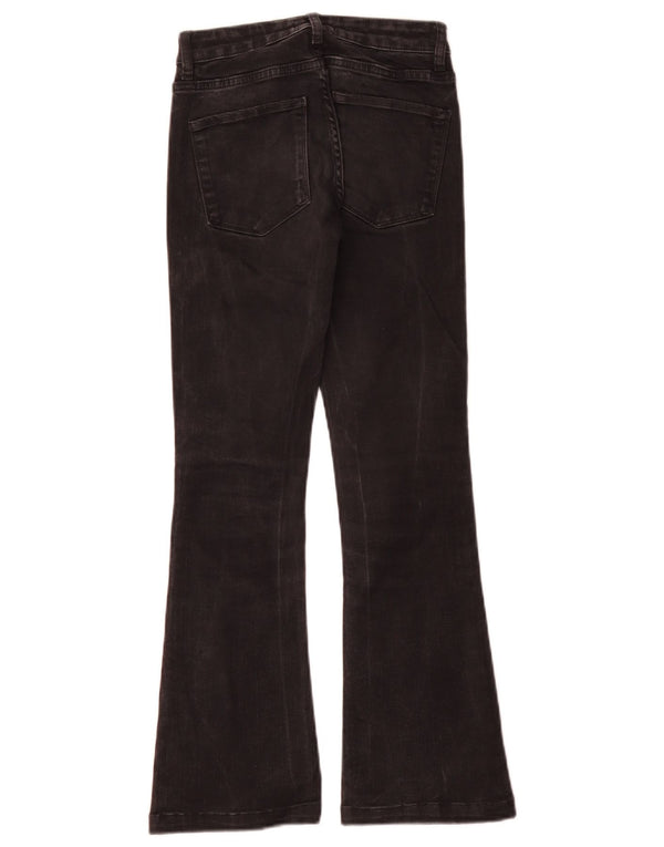 Zara Vaqueros Acampanados Mujer EU 34 2XS W24 L28 Negro