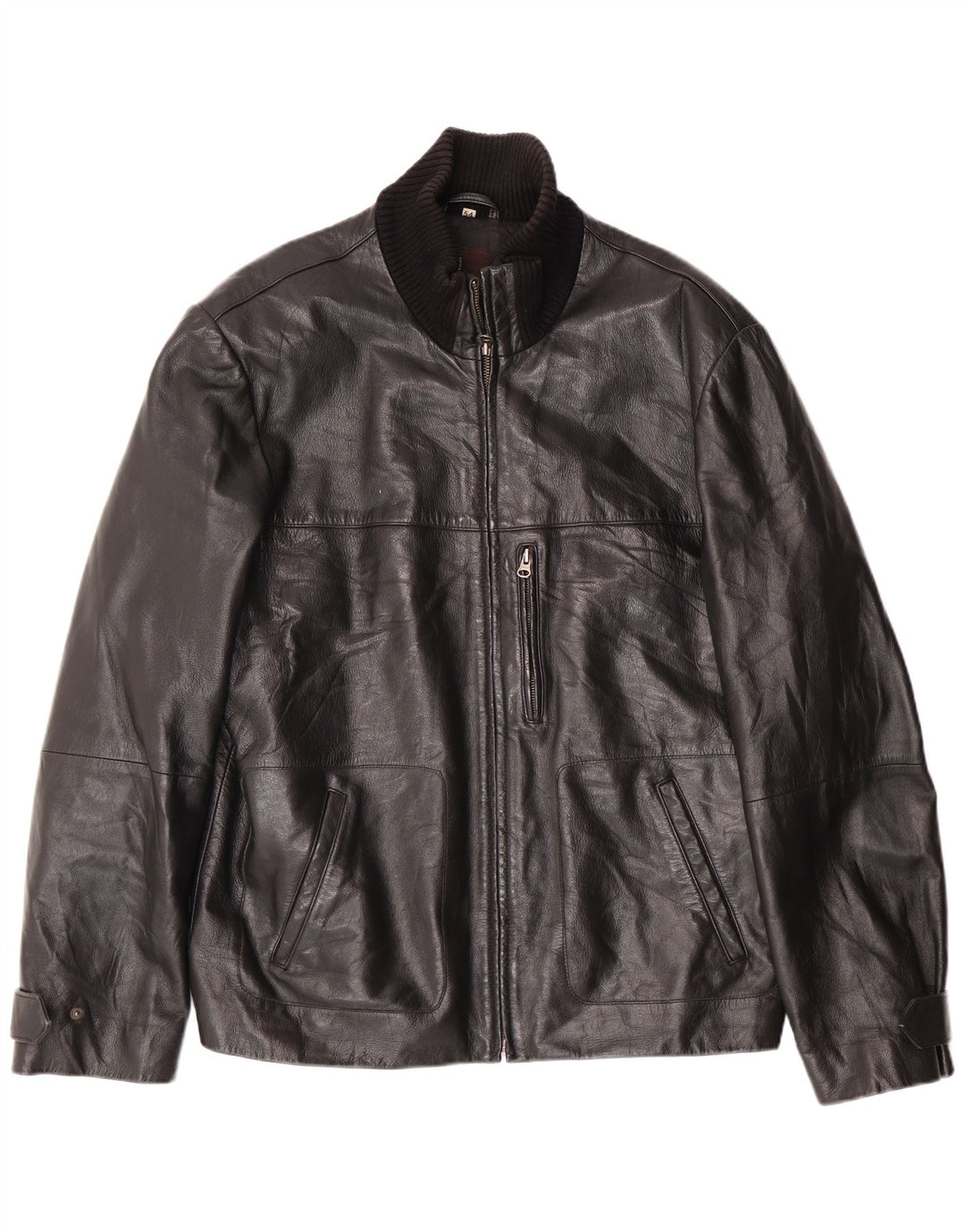 CONBIPEL Chaqueta de cuero para hombre IT 54 XL Cuero negro