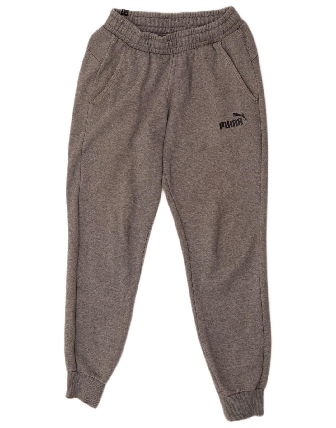Puma Pantalones De Chándal Para Hombre Joggers Small Gris Moteado De Algodón