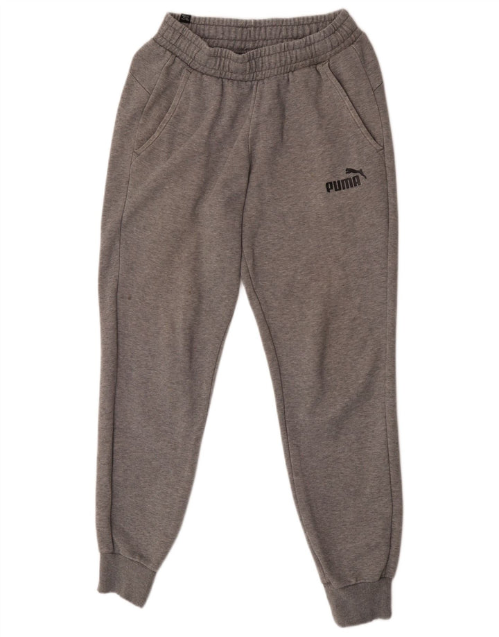 Puma Pantalones De Chándal Para Hombre Joggers Small Gris Moteado De Algodón
