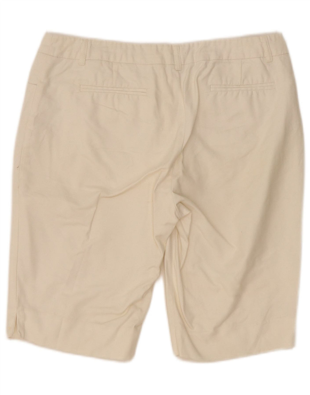 Laura Ashley Bermudas para Mujer US 10 Grande W32 Algodón Blanco