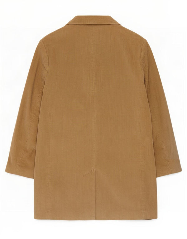 Gap Mens Corduroy Overcoat UK 36 Small Beige Cotton