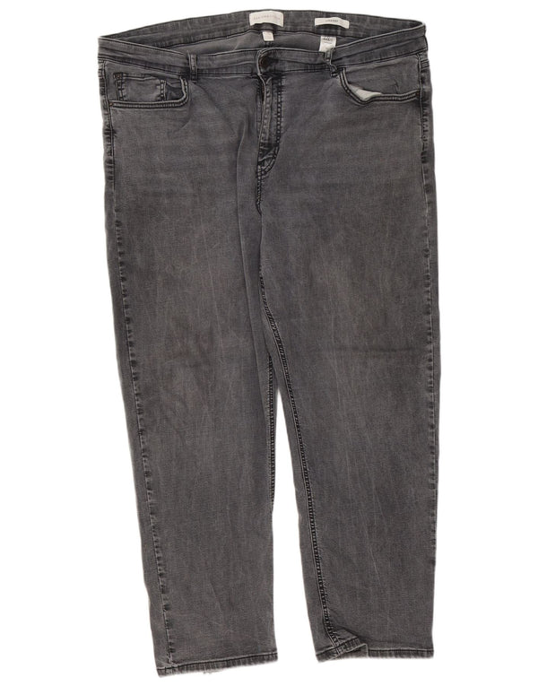 Marks & Spencer Vaqueros rectos Per Una para mujer UK 22 3XL W42 L28 Gris