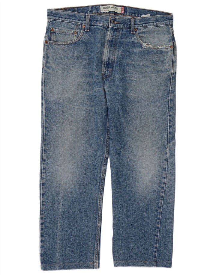 Levi's Vaqueros rectos de corte regular 505 para hombre W36 L26 Algodón azul
