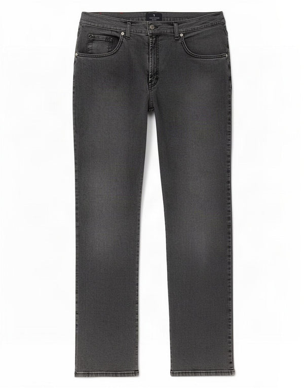 Vaqueros Trussardi Hombre Rectos W36 L34 Gris Algodón