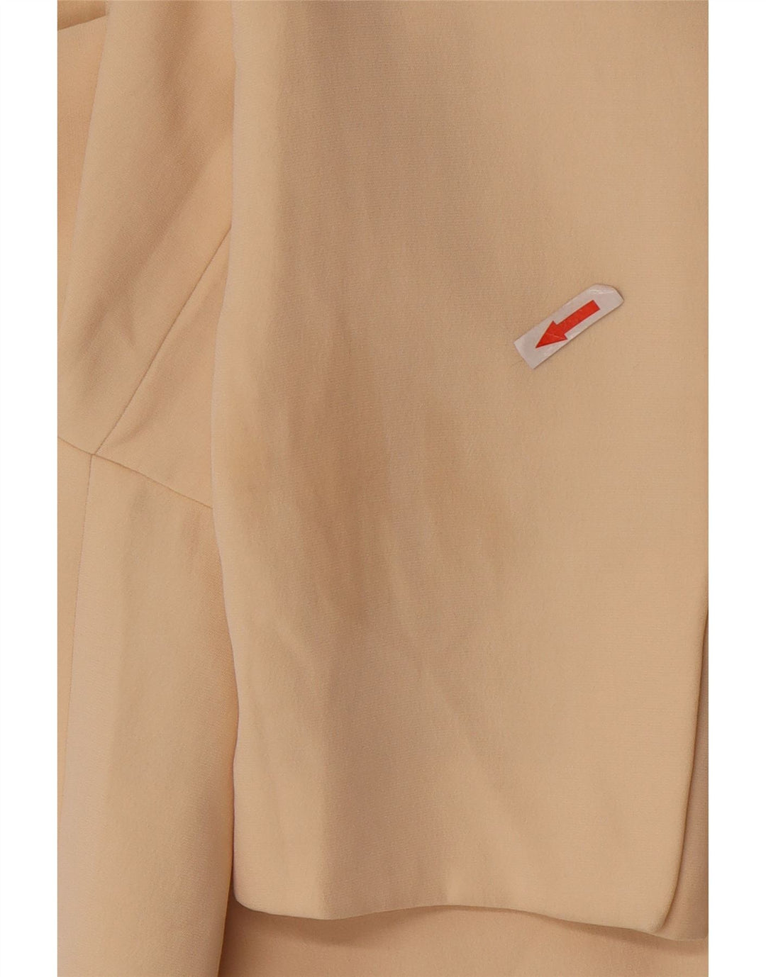 Zara Mujer Blazer Extragrande De 2 Botones UK 10 Small Beige Poliéster