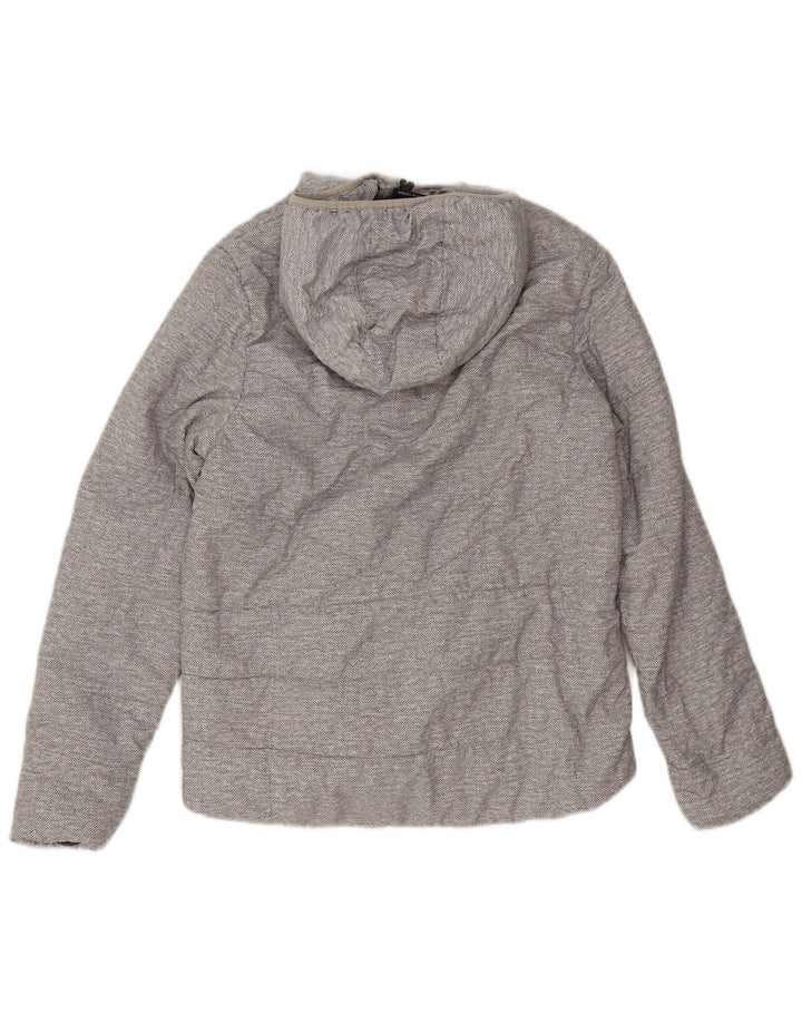 New Balance Chaqueta Sherpa con capucha para mujer Reino Unido 44 Gris medio Espiga