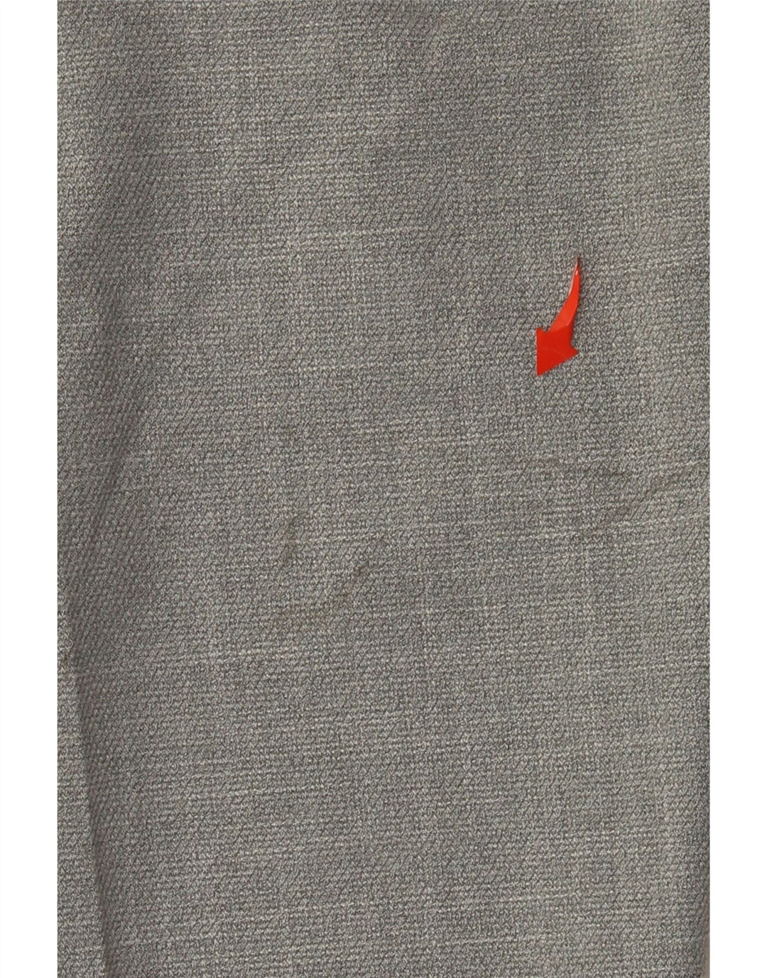 ZARA Mujer Pantalón Traje Recto EU 40 Medium W30 L26 Gris Poliéster