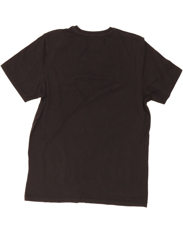 TIMBERLAND Camiseta de ajuste regular para hombre, talla grande, negra
