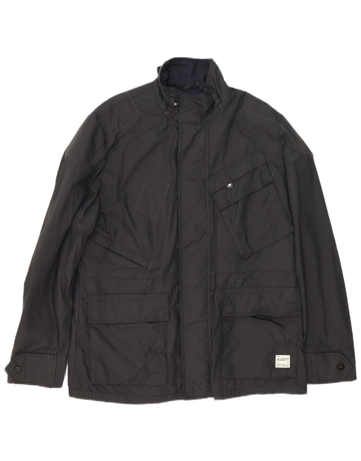 G-Star Chaqueta utilitaria para hombre UK 42 XL Nylon negro