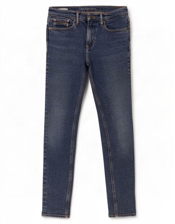 Vaqueros pitillo para mujer Calvin Klein W27 L30 Algodón azul