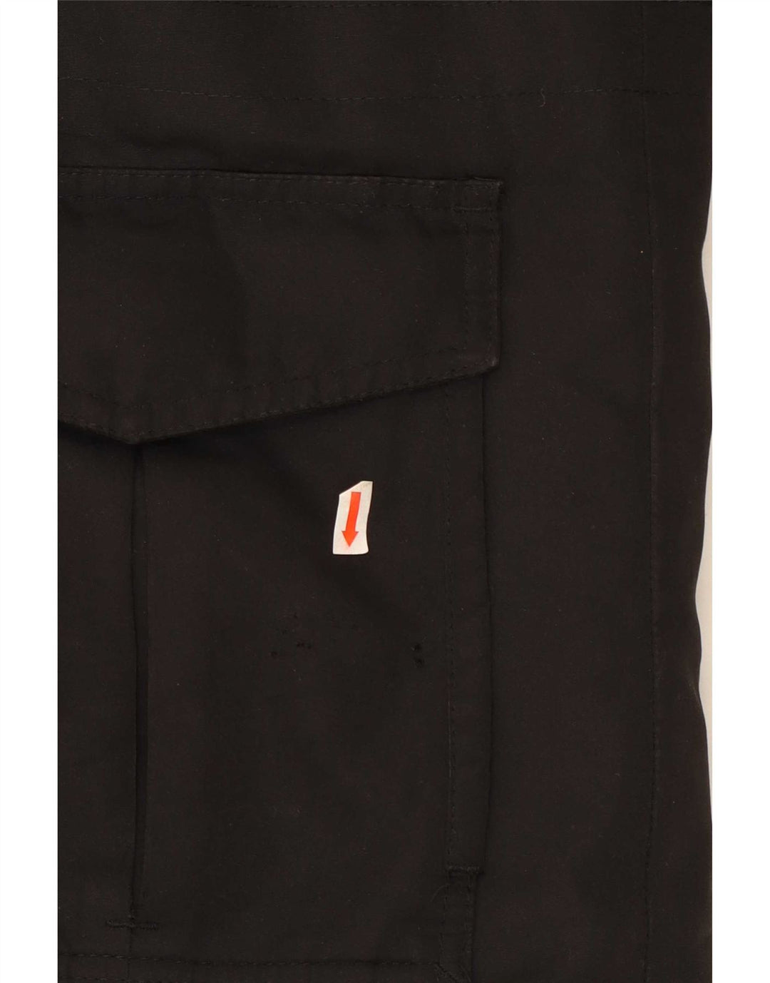 Hollister Chaqueta de esquí con capucha para hombre UK 36 Small Poliéster negro