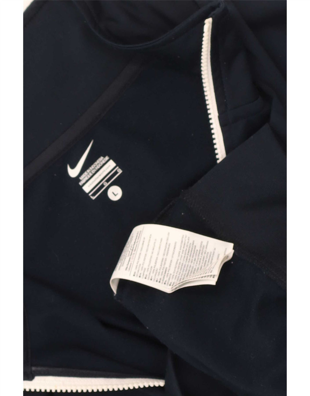 Nike Chaqueta de chándal de ajuste regular para hombre, talla grande, color azul marino