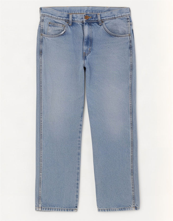Wrangler Vaqueros rectos de corte regular para hombre W32 L30 Algodón azul