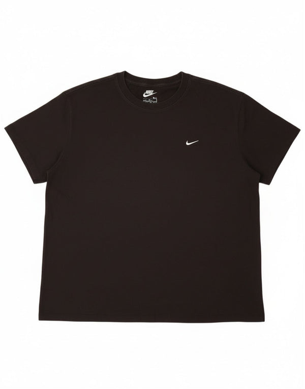 Nike Camiseta holgada para hombre XL Algodón negro