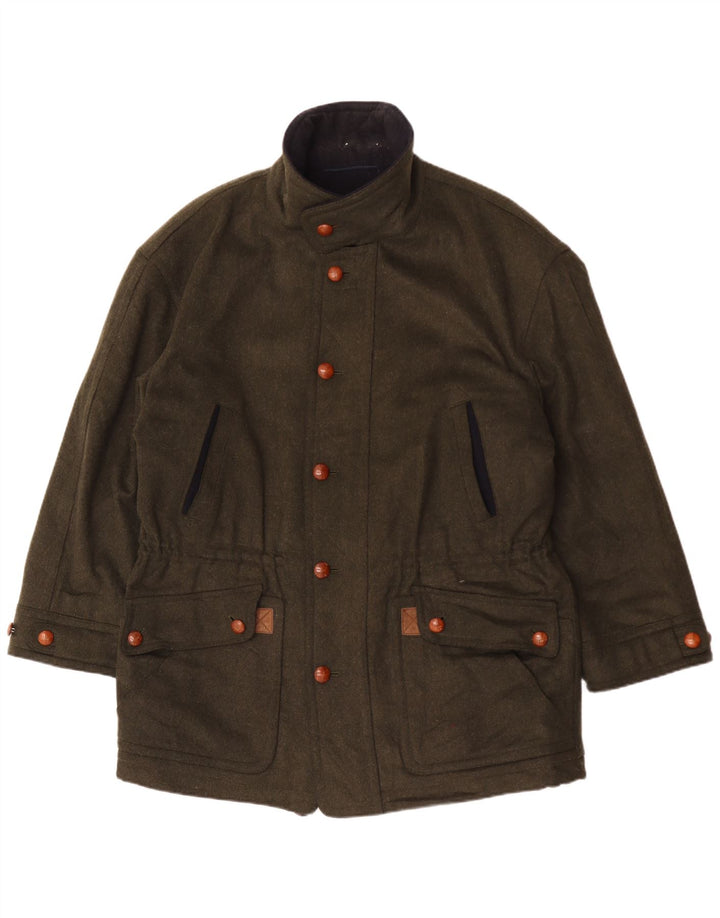 LODENFREY Chaqueta utilitaria para hombre IT 50 Lana verde grande