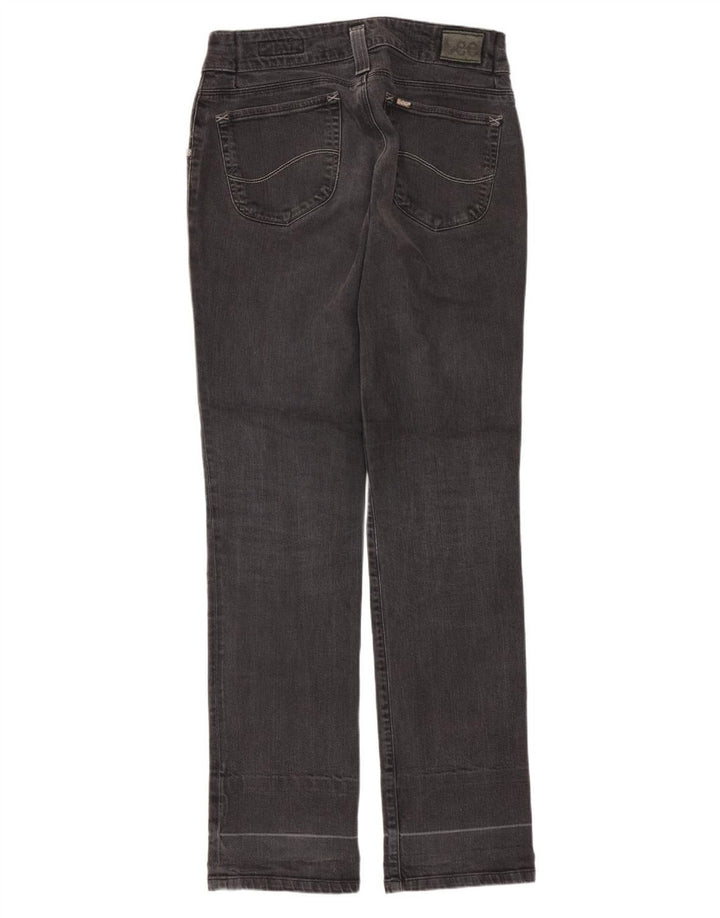 Lee Vaqueros Rectos Leola para Mujer W30 L33 Algodón Negro