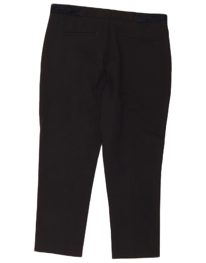 Zara Mens Pantalones Cortos EU 42 Grande W32 L25 Poliéster Negro