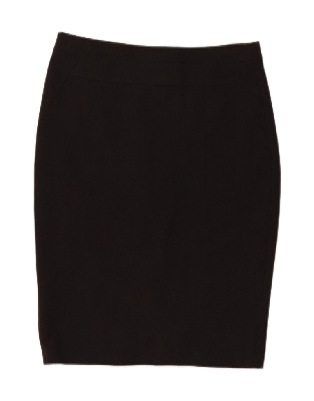 Marks & Spencer Falda lápiz para mujer UK 10 Small W30 Poliéster gris