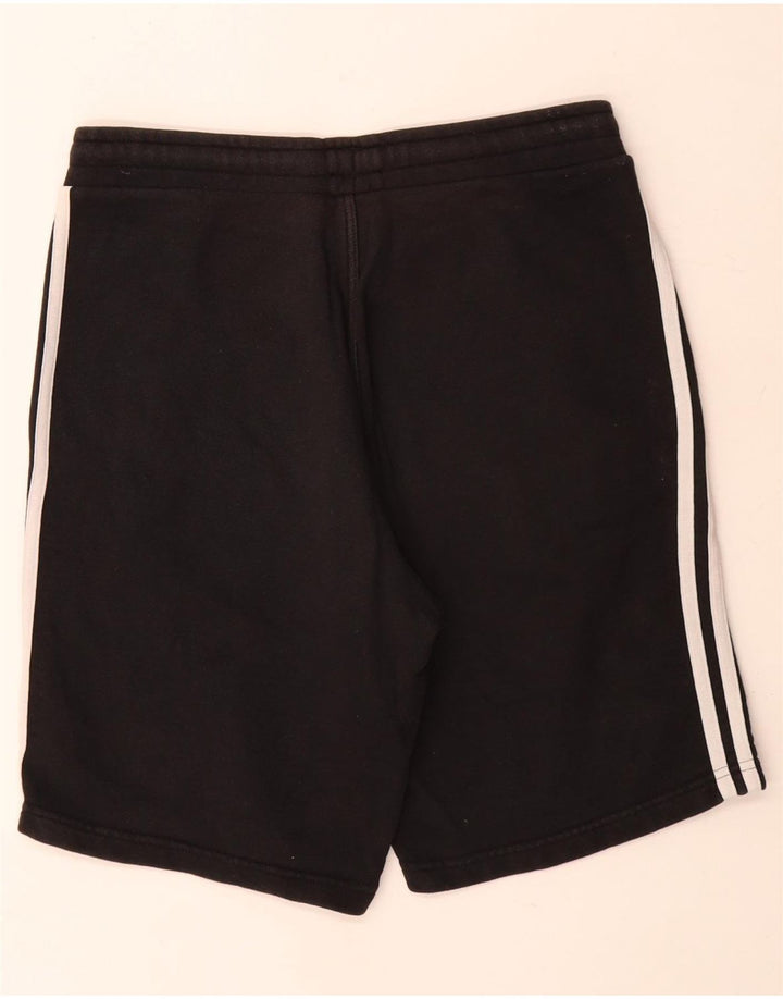 Adidas - Pantalones cortos deportivos para hombre, algodón negro mediano