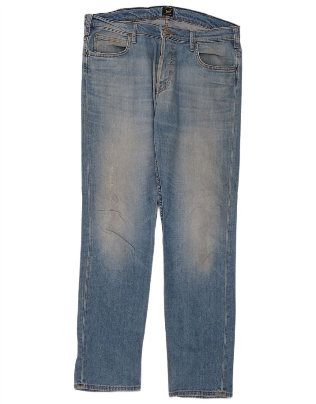 Vaqueros Lee Mujer Rectos W34 L31 Azul