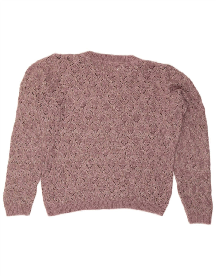Fat Face - Jersey para mujer con cuello barco, talla 40, color morado mediano