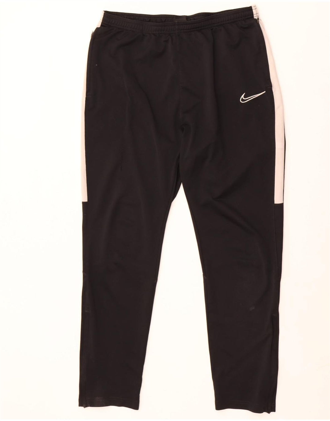 Nike Pantalones de chándal Dri Fit para Hombre XL Negro Colorblock Poliéster