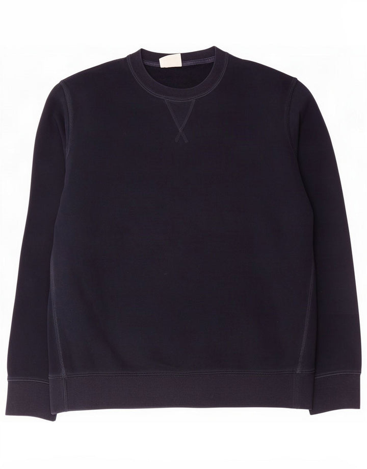 Marks & Spencer Sudadera tipo jersey para hombre grande Azul marino
