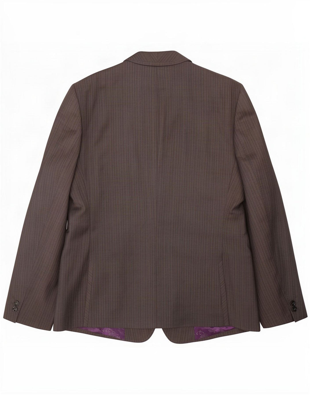 Chaqueta tipo blazer de 1 botón para hombre de Ted Baker UK 44 2XL Lana gris a rayas