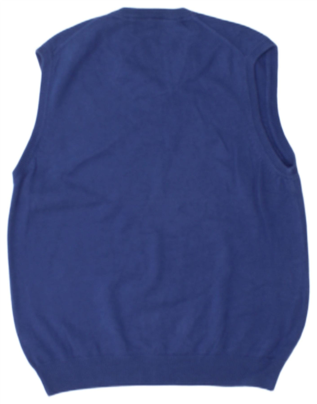 MARKS & SPENCER Camiseta sin mangas de ajuste regular para hombre Algodón azul grande