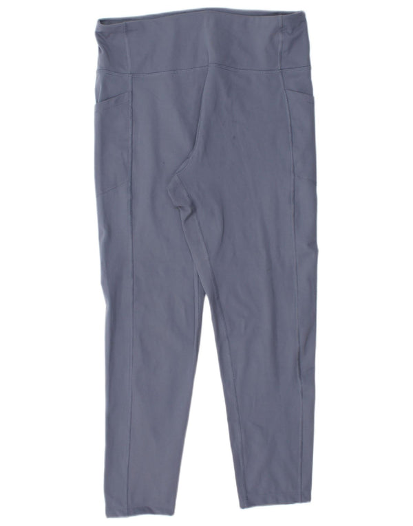 Calvin Klein Leggings para mujer ES 40 XL Poliéster azul