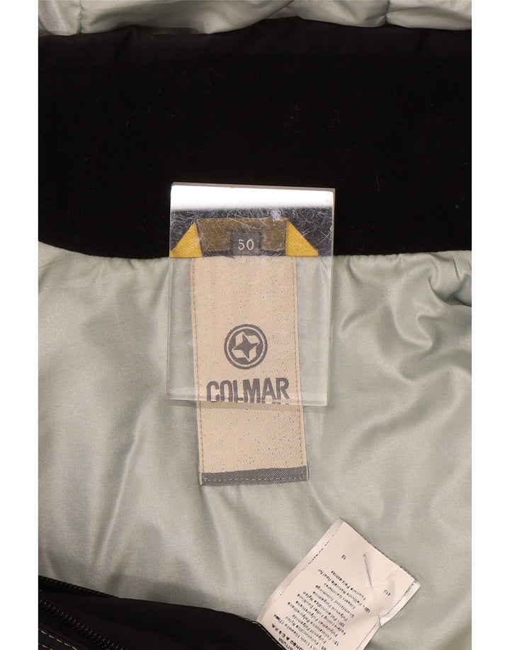 COLMAR Chaqueta de esquí con capucha para hombre IT 50 Medium Black Colourblock Nylon