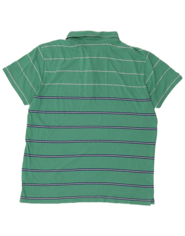 MARLBORO CLASSICS Polo para hombre 2XL Algodón a rayas verde