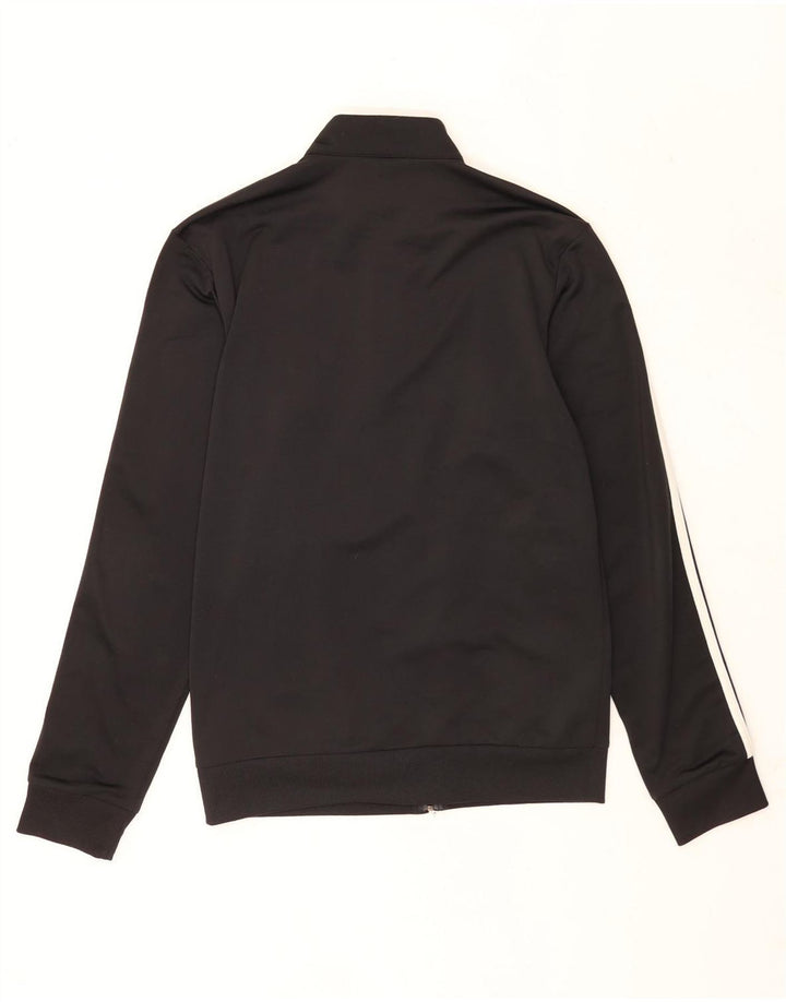 Adidas Hombre Chándal Top Chaqueta Pequeña Poliéster Negro