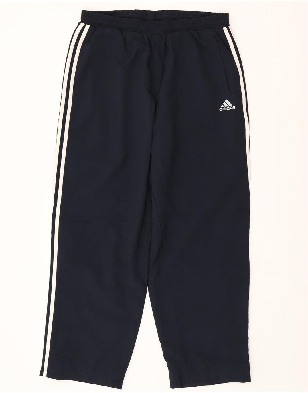 Pantalón de chándal ADIDAS para hombre UK 40/42 Medium Azul marino Poliéster
