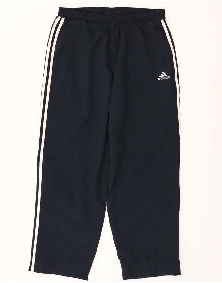 Pantalón de chándal ADIDAS para hombre UK 40/42 Medium Azul marino Poliéster