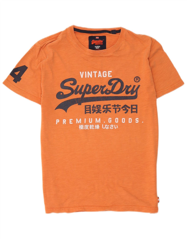 Superdry Camiseta Gráfica De Algodón Naranja Medio Para Hombre