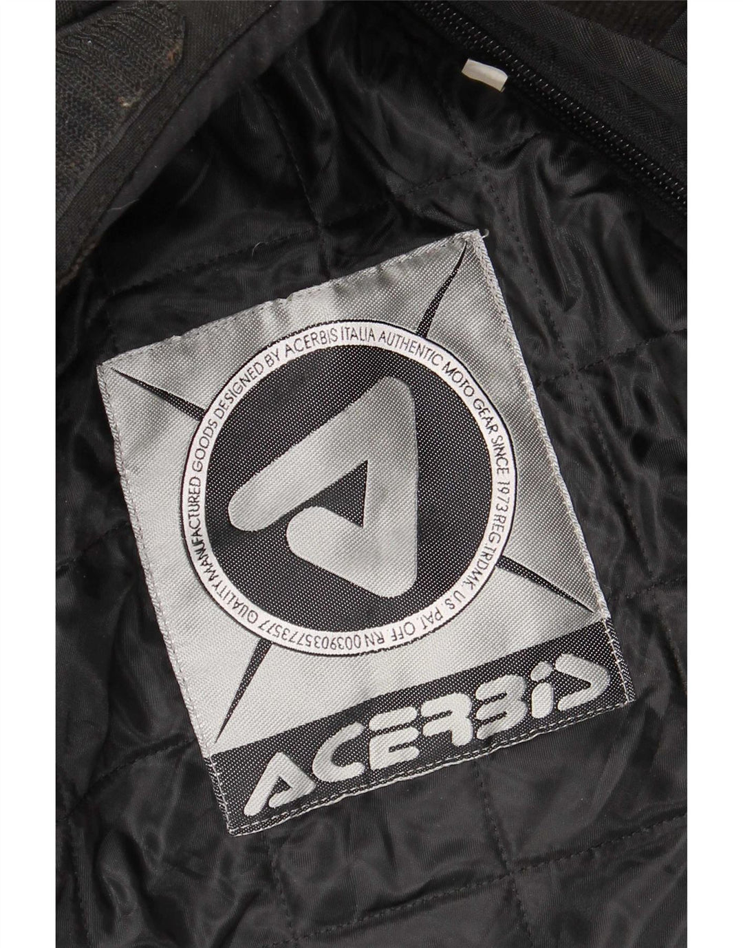 Acerbis Chaqueta Motorstyle Graphic Racer para Hombre UK 44 2XL Poliamida Negra