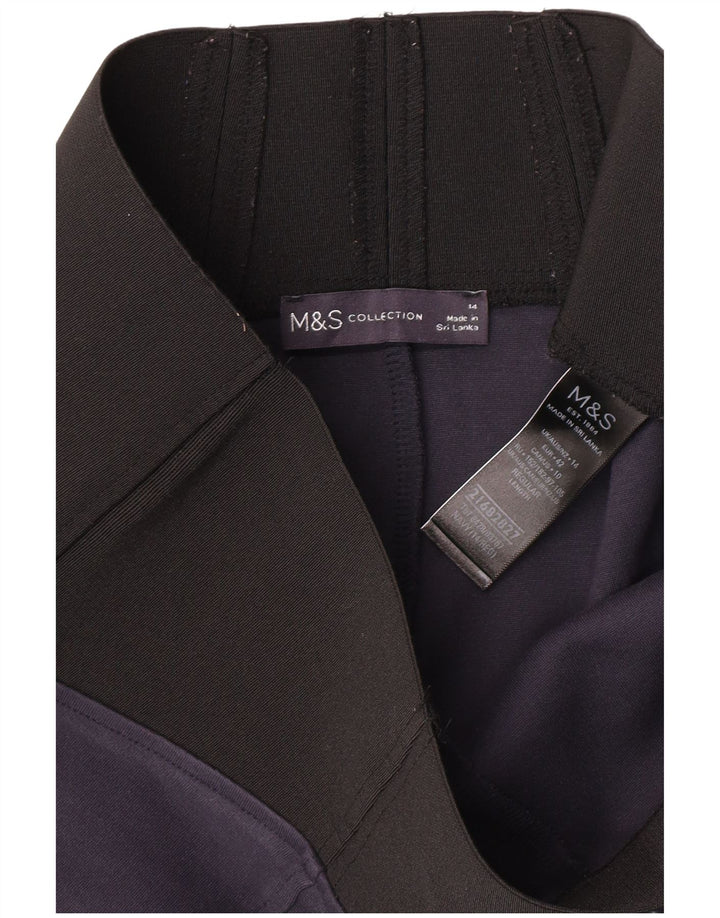 Marks & Spencer Leggings para mujer UK 44 Medium Azul marino Viscosa