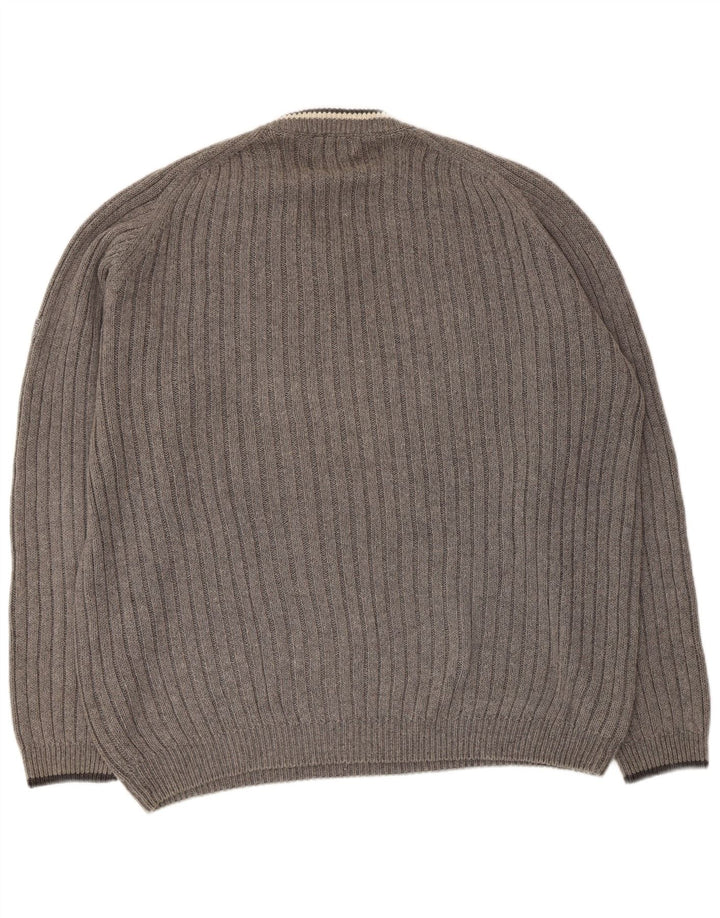 Tom Tailor Jersey con Cuello en V para Hombre XL Gris Ramio