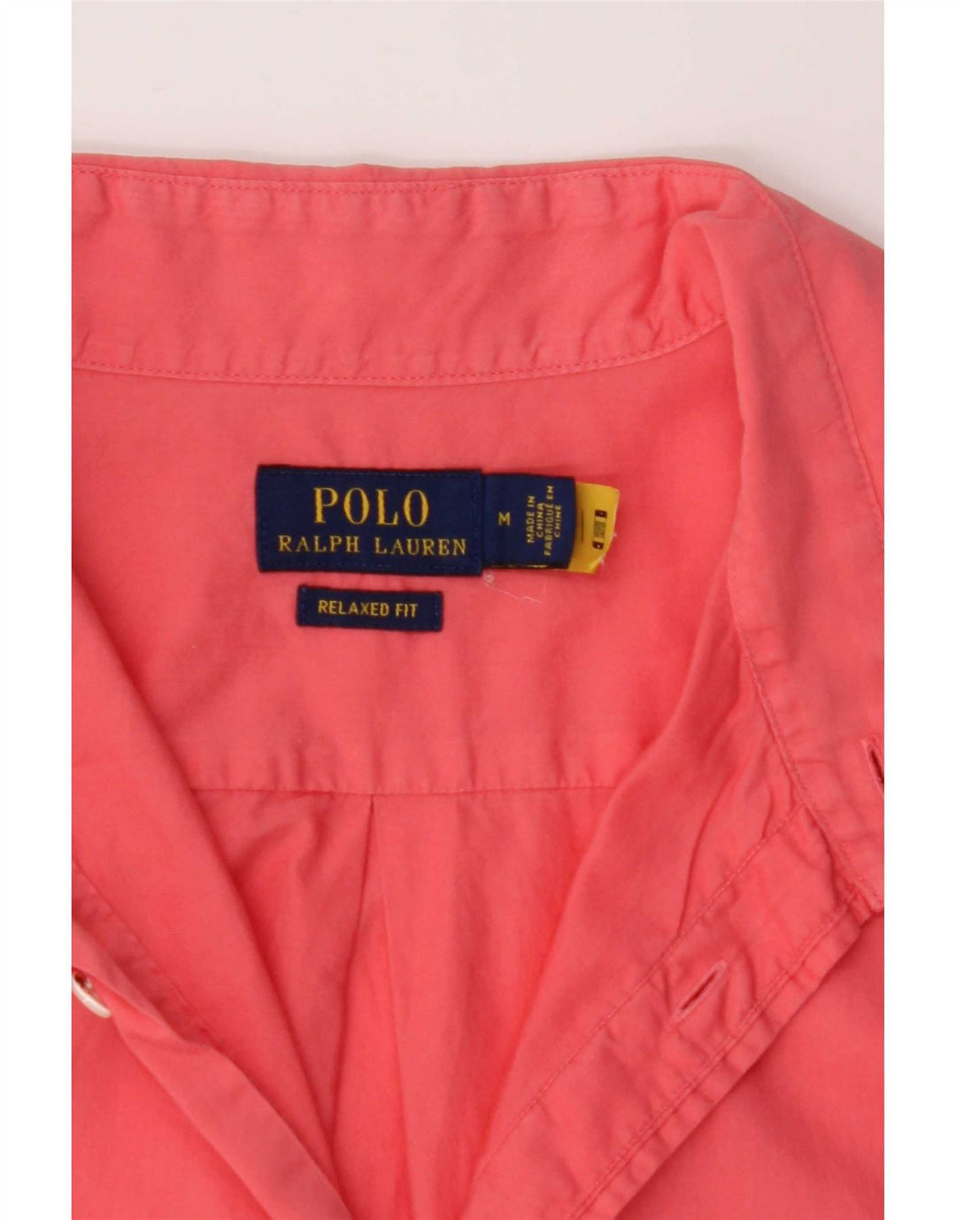 Polo Ralph Lauren Camisa de corte relajado para hombre Rosa medio