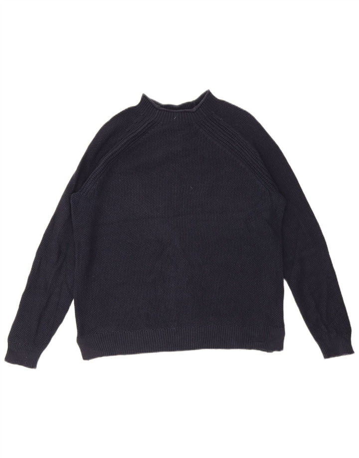 Crew Clothing - Jersey con cuello alto para mujer, talla 40, talla M, color azul marino