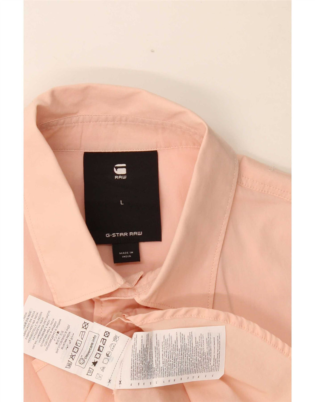Camisa para mujer G-Star UK 46 Grande Algodón rosa