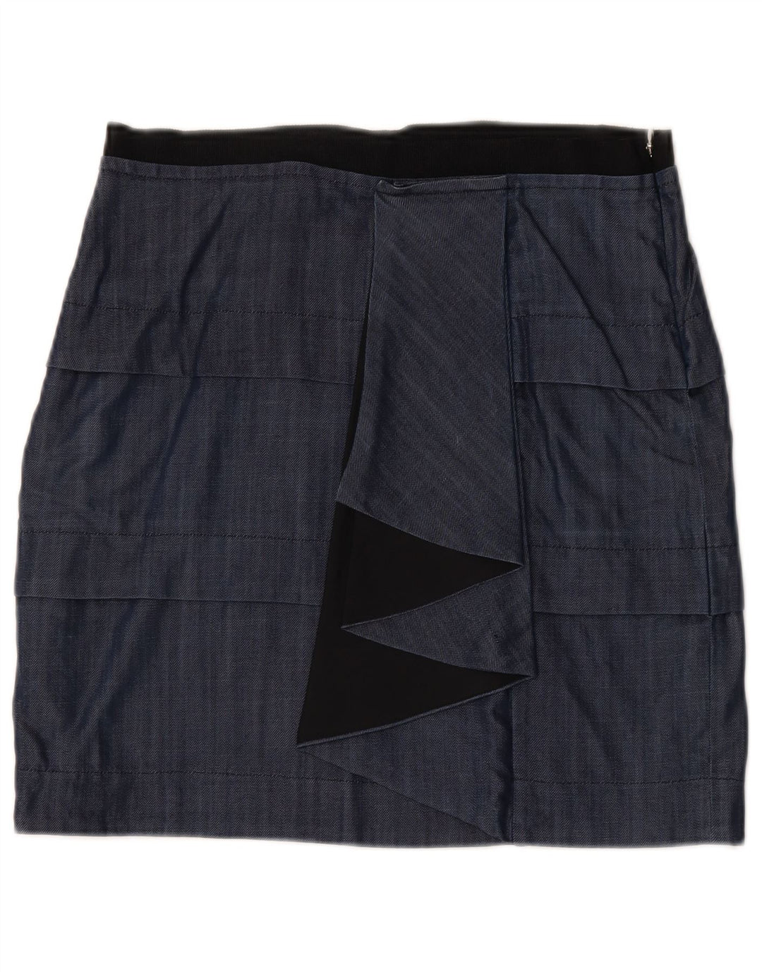 Max&Co. Falda Peplum Mujer Grande W32 Viscosa Azul Marino