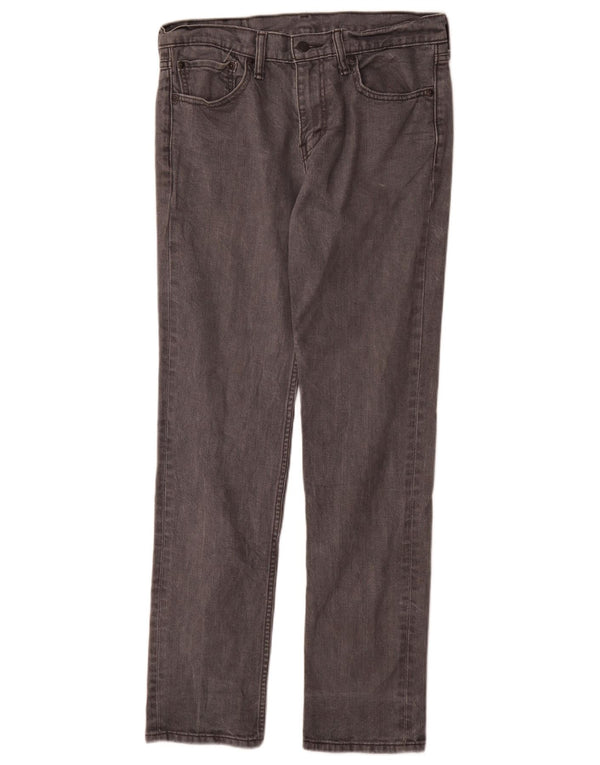Levi's Hombre 511 Slim Jeans W32 L32 Algodón Gris